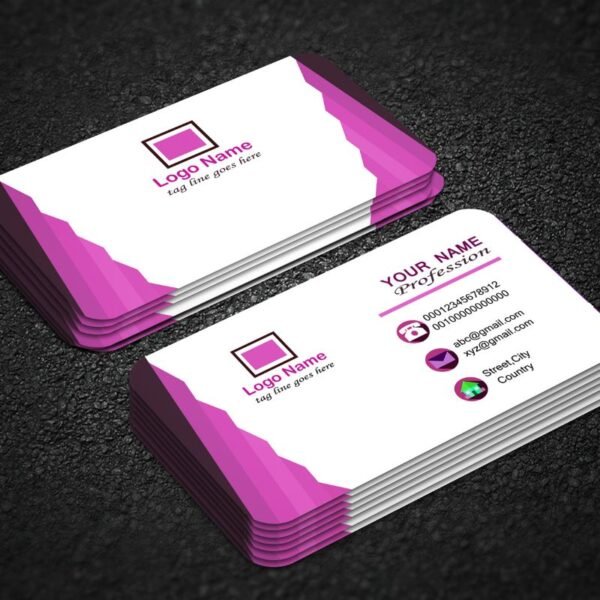Professional business card design for your company